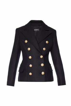 Double-breasted coat with pockets, zdjęcie 1 Double-breasted coat with pockets od Balmain